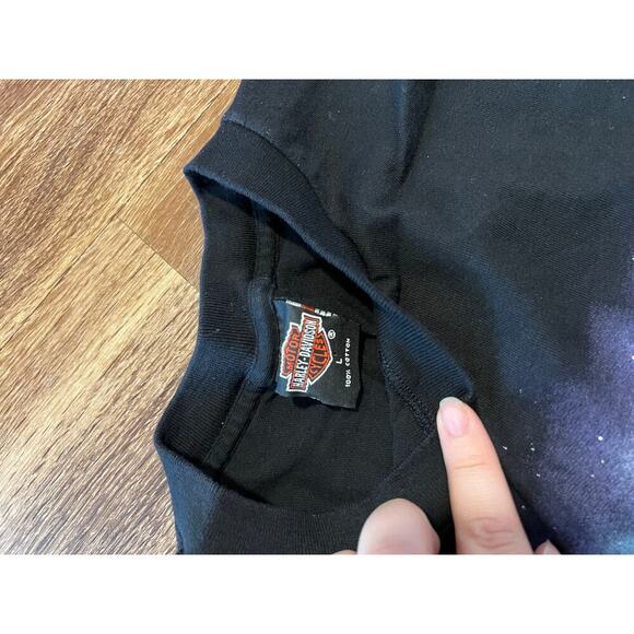 Vintage Harley Davidson Shirt Mens Large Black 1995 - Picture 6 of 6